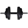 Bar set + 2 dumbbells 60.5kg by vidaXL, free weight - Ref: Foro24-90375, Price: 130,49 €, Discount: %