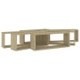 Cube wall shelf 6 units Sonoma oak plywood 60x15x23 cm by vidaXL, Shelves and shelves - Ref: Foro24-807144, Price: 76,68 €, D...