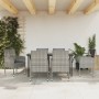 7-piece garden dining set made of synthetic rattan and steel in gray and black. by vidaXL, Garden sets - Ref: Foro24-3203325,...