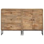 2-teiliges Sideboard-Set aus recyceltem Teakholz von vidaXL, Sideboards - Ref: Foro24-275655, Preis: 540,30 €, Rabatt: %