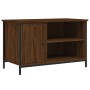 Oak brown plywood TV cabinet 80x40x50 cm by vidaXL, TV Furniture - Ref: Foro24-832772, Price: 51,56 €, Discount: %