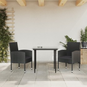 3-piece garden dining set synthetic rattan and steel by vidaXL, Garden sets - Ref: Foro24-3203336, Price: 212,99 €, Discount: %