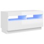 TV cabinet with bright white LED lights 80x35x40 cm by vidaXL, TV Furniture - Ref: Foro24-804451, Price: 81,83 €, Discount: %