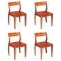 Dining chairs 4 units solid acacia and sheesham wood by vidaXL, dining chairs - Ref: Foro24-279137, Price: 396,69 €, Discount: %