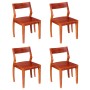 Dining chairs 4 units solid acacia and sheesham wood by vidaXL, dining chairs - Ref: Foro24-279137, Price: 396,69 €, Discount: %