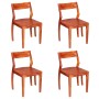 Dining chairs 4 units solid acacia and sheesham wood by vidaXL, dining chairs - Ref: Foro24-279137, Price: 396,69 €, Discount: %