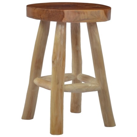 Brown Teak Wood Stool by vidaXL, Folding stools and chairs - Ref: Foro24-281637, Price: 65,53 €, Discount: %