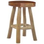 Taburete de madera de teca marrón de vidaXL, Taburetes y sillas plegables - Ref: Foro24-281637, Precio: 65,53 €, Descuento: %