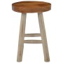 Brown Teak Wood Stool by vidaXL, Folding stools and chairs - Ref: Foro24-281637, Price: 65,53 €, Discount: %