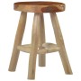 Brown Teak Wood Stool by vidaXL, Folding stools and chairs - Ref: Foro24-281637, Price: 65,53 €, Discount: %