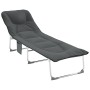 Folding lounger in anthracite gray fabric by vidaXL, Loungers - Ref: Foro24-364195, Price: 100,99 €, Discount: %