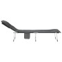 Folding lounger in anthracite gray fabric by vidaXL, Loungers - Ref: Foro24-364195, Price: 100,99 €, Discount: %