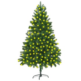 Künstlicher Weihnachtsbaum mit grünen LED-Lichtern 210 cm von vidaXL, Weihnachtsbäume - Ref: Foro24-3077470, Preis: 217,99 €,...