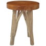 Taburete de madera de teca marrón de vidaXL, Taburetes y sillas plegables - Ref: Foro24-281638, Precio: 71,80 €, Descuento: %