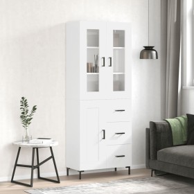 High glossy white plywood sideboard 69.5x34x180 cm by vidaXL, Sideboards - Ref: Foro24-3198659, Price: 197,33 €, Discount: %