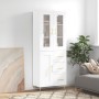 Aparador alto madera contrachapada blanco 69,5x34x180 cm de vidaXL, Aparadores - Ref: Foro24-3198649, Precio: 182,03 €, Descu...