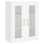 Aparador alto madera contrachapada blanco 69,5x34x180 cm de vidaXL, Aparadores - Ref: Foro24-3198649, Precio: 182,03 €, Descu...