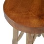 Taburete de madera de teca marrón de vidaXL, Taburetes y sillas plegables - Ref: Foro24-281638, Precio: 71,80 €, Descuento: %