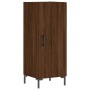 Aparador alto madera contrachapada roble marrón 34,5x34x180 cm de vidaXL, Aparadores - Ref: Foro24-3199176, Precio: 103,99 €,...