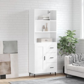 High glossy white plywood sideboard 69.5x34x180 cm by vidaXL, Sideboards - Ref: Foro24-3190039, Price: 152,99 €, Discount: %