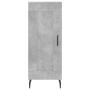 Aparador de madera contrachapada gris hormigón 34,5x34x180 cm de vidaXL, Aparadores - Ref: Foro24-3199509, Precio: 101,36 €, ...