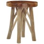 Taburete de madera de teca marrón de vidaXL, Taburetes y sillas plegables - Ref: Foro24-281638, Precio: 71,80 €, Descuento: %