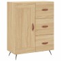 Aparador alto madera contrachapada color roble 69,5x34x180 cm de vidaXL, Aparadores - Ref: Foro24-3189992, Precio: 148,27 €, ...