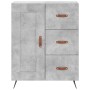 Concrete gray plywood tall sideboard 69.5x34x180 cm by vidaXL, Sideboards - Ref: Foro24-3189993, Price: 140,37 €, Discount: %