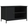 TV stand made of black plywood, 80x40x50 cm by vidaXL, TV Furniture - Ref: Foro24-832768, Price: 64,92 €, Discount: %