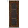 Aparador alto madera contrachapada roble marrón 34,5x34x180 cm de vidaXL, Aparadores - Ref: Foro24-3199512, Precio: 112,51 €,...