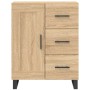 Aparador alto madera contrachapada color roble 69,5x34x180 cm de vidaXL, Aparadores - Ref: Foro24-3190048, Precio: 151,01 €, ...