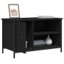 TV stand made of black plywood, 80x40x50 cm by vidaXL, TV Furniture - Ref: Foro24-832768, Price: 64,92 €, Discount: %