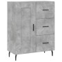 Aparador alto madera contrachapada gris hormigón 69,5x34x180 cm de vidaXL, Aparadores - Ref: Foro24-3198677, Precio: 161,89 €...