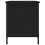 TV stand made of black plywood, 80x40x50 cm by vidaXL, TV Furniture - Ref: Foro24-832768, Price: 64,92 €, Discount: %