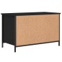 TV stand made of black plywood, 80x40x50 cm by vidaXL, TV Furniture - Ref: Foro24-832768, Price: 64,92 €, Discount: %