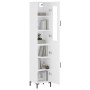 Tall white plywood sideboard 34.5x34x180 cm by vidaXL, Sideboards - Ref: Foro24-3199169, Price: 103,99 €, Discount: %