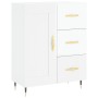 High glossy white plywood sideboard 69.5x34x180 cm by vidaXL, Sideboards - Ref: Foro24-3189999, Price: 145,27 €, Discount: %