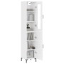 High glossy white plywood sideboard 34.5x34x180 cm by vidaXL, Sideboards - Ref: Foro24-3199171, Price: 110,42 €, Discount: %