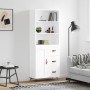 Tall white plywood sideboard 69.5x34x180 cm by vidaXL, Sideboards - Ref: Foro24-3189989, Price: 147,32 €, Discount: %