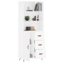 Tall white plywood sideboard 69.5x34x180 cm by vidaXL, Sideboards - Ref: Foro24-3189989, Price: 147,32 €, Discount: %