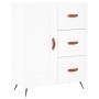 Tall white plywood sideboard 69.5x34x180 cm by vidaXL, Sideboards - Ref: Foro24-3189989, Price: 147,32 €, Discount: %