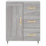 High sideboard sonoma gray plywood 69.5x34x180 cm by vidaXL, Sideboards - Ref: Foro24-3190003, Price: 143,78 €, Discount: %