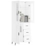 Tall white plywood sideboard 69.5x34x180 cm by vidaXL, Sideboards - Ref: Foro24-3198673, Price: 174,81 €, Discount: %