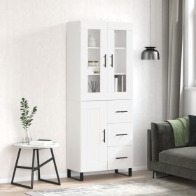 High glossy white plywood sideboard 69.5x34x180 cm by vidaXL, Sideboards - Ref: Foro24-3198683, Price: 200,75 €, Discount: %