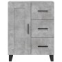 Aparador alto madera contrachapada gris hormigón 69,5x34x180 cm de vidaXL, Aparadores - Ref: Foro24-3198685, Precio: 172,10 €...