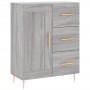 High sideboard sonoma gray plywood 69.5x34x180 cm by vidaXL, Sideboards - Ref: Foro24-3190011, Price: 143,99 €, Discount: %