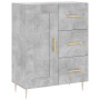 Concrete gray plywood tall sideboard 69.5x34x180 cm by vidaXL, Sideboards - Ref: Foro24-3190009, Price: 138,38 €, Discount: %