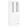 High glossy white plywood sideboard 69.5x34x180 cm by vidaXL, Sideboards - Ref: Foro24-3198651, Price: 213,24 €, Discount: %