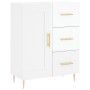 High glossy white plywood sideboard 69.5x34x180 cm by vidaXL, Sideboards - Ref: Foro24-3198651, Price: 213,24 €, Discount: %