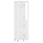 Tall white plywood sideboard 34.5x34x180 cm by vidaXL, Sideboards - Ref: Foro24-3199153, Price: 103,25 €, Discount: %